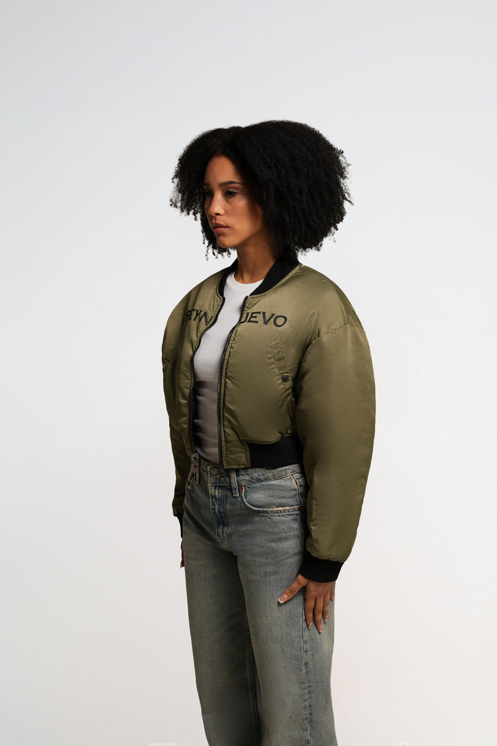 CROPPED BOMBER JACKET