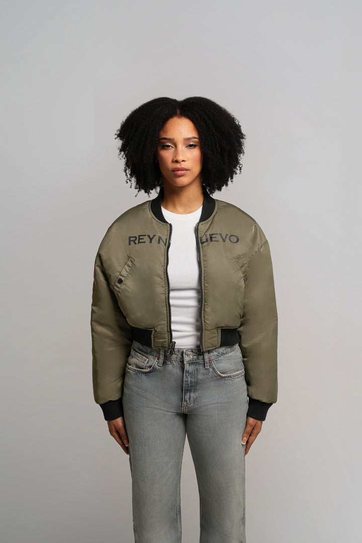 CROPPED BOMBER JACKET