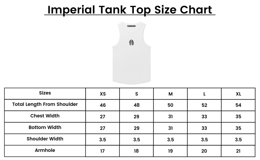 IMPERIAL TANK TOP (WHITE)